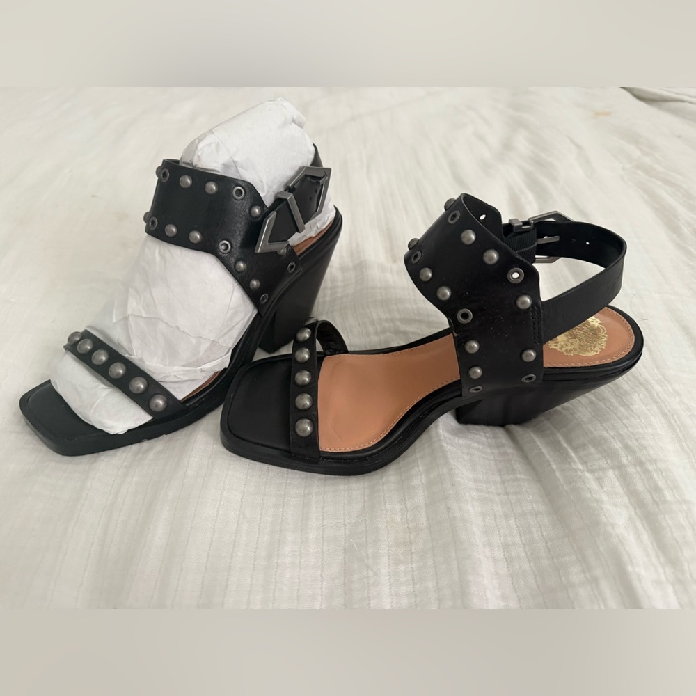 Edgy Black Studded Women's Sandals